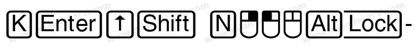 Keys Normal字体转换